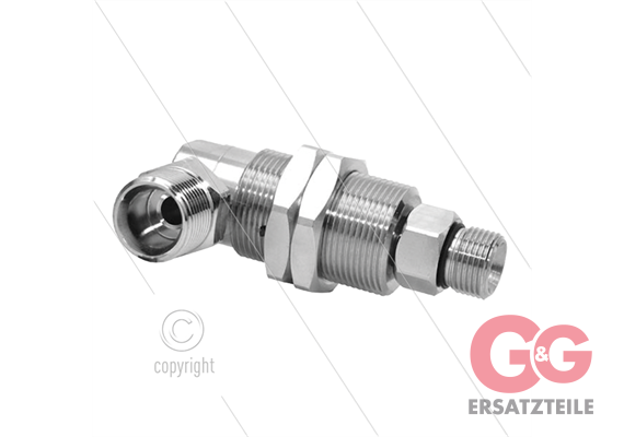 DXG Winkeldrehgelenk - dreifach gelagert - M22x1,5 AG x 3/8"