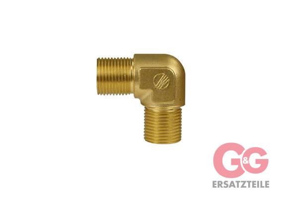 ELBOW BRASS 3/8M 350 BAR