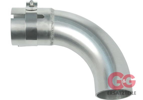 ELBOW PIPE 90° INCL. PIPE CLAMB 50MM SS