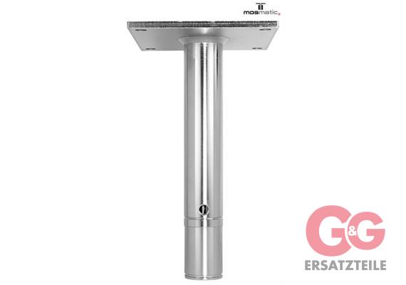 Extension for Ceiling boom Axle by 100mm, stainless DKRs.Verlä=100 seitl.E.Tiefe=28 MOS p