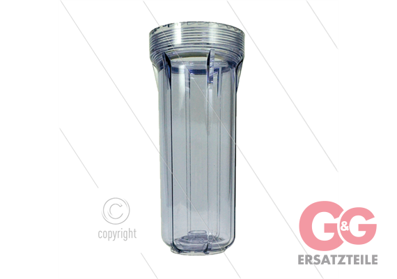 Filtertasse 9" - transparent - H=265mm