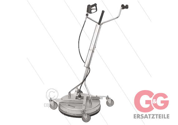 FL-PH750 - Pistole / 4 Schwenkrollen / 3 Düsen - 250 Bar - 7