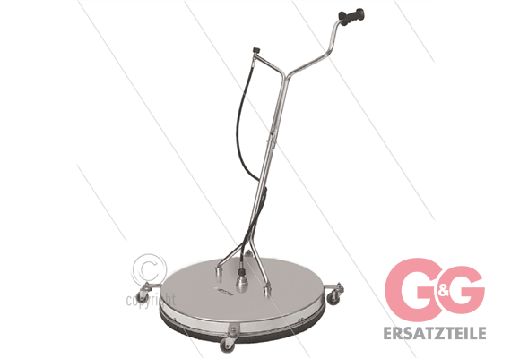 FL-RY750 - 4 Schwenkrollen / ohne Pistole und Düsen - 500 Ba