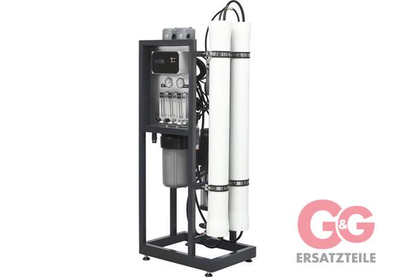 G&G reverse osmosis system with two pressure pipes 500 L/hour permeate