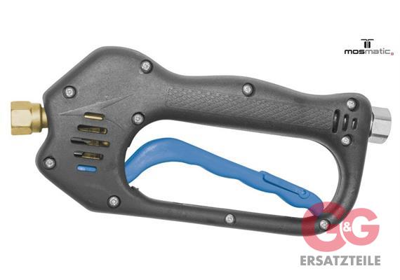 Gun-HP "AERO" with notch, blue trigger 275bar in:G3/8"F out:G1/4"F