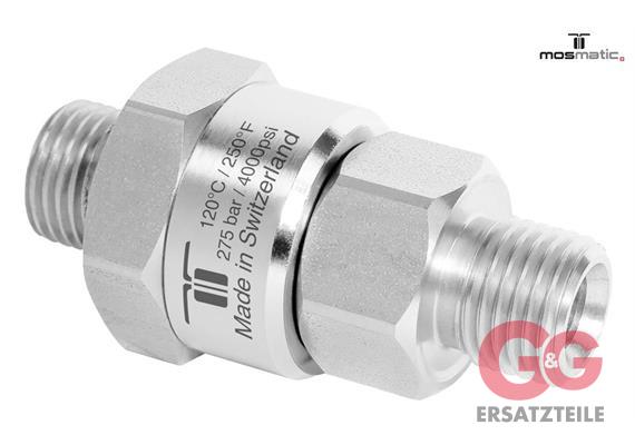 Gun Swivel single bearing system, ss DGK-06 G1/4"M G1/4"M