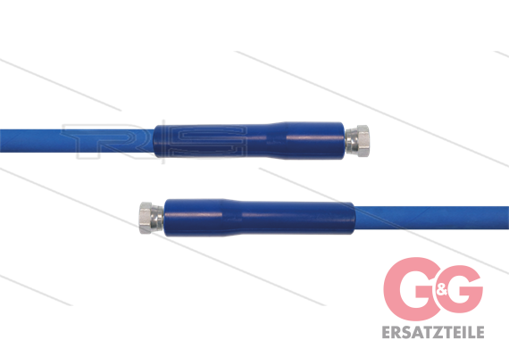 HD-Schlauch blau 1SC-06 - 10m - 2 x 1/4" DKR - 2x GKS - 250