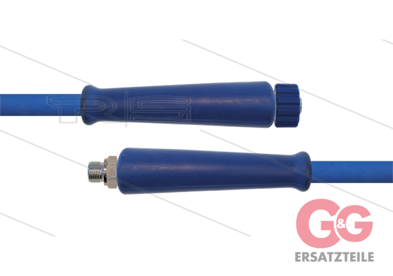 HD-Schlauch blau 1SN Plus-08 - 10m - 1/2" AGR x M22x1,5 HV