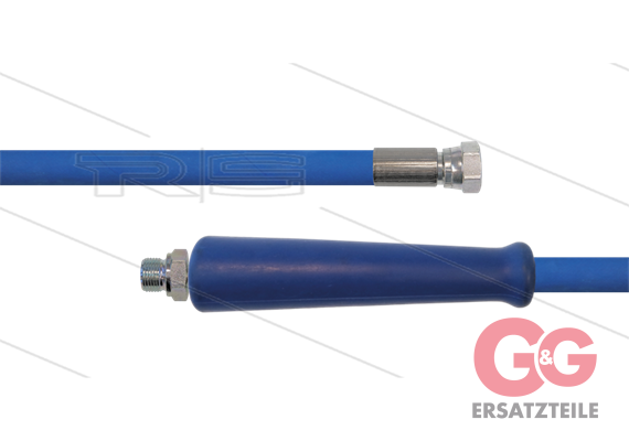 HD-Schlauch blau 2SC-08 - 25m - 3/8" AGR x 3/8" DKR - 1x GKS