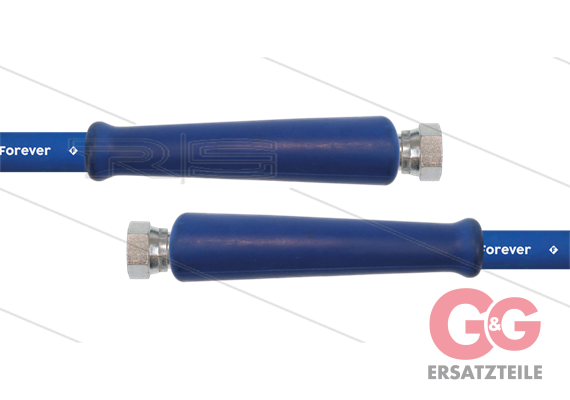 HD-Schlauch blau 2SCX-12 - Forever - 10m - 2x 3/8" DKR - 2x