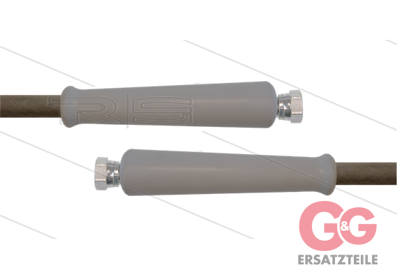 HD-Schlauch grau 2SC-08 - 10m - 2x 1/2" DKR - 2x GKS - 400 B