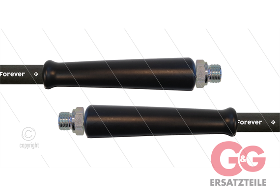 HD-Schlauch schwarz 1SCX-12 - Forever - 30m - 2x 1/2" AGR -