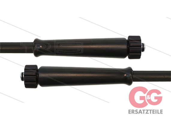 HD-Schlauch schwarz 1SN Plus-08 - 20m - 2x M22x1,5 HV konisc