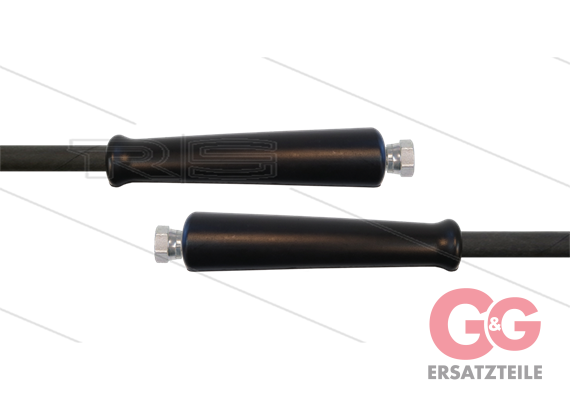 HD-Schlauch schwarz 2SC-10 - 10m - 2x 1/2" DKR - 2x GKS - 40