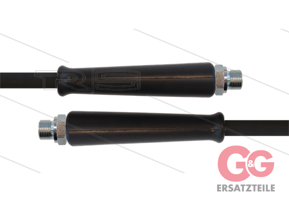 HD-Schlauch schwarz 2SC-10 - 15m - 2x 3/8" AGR - 2x GKS - 40