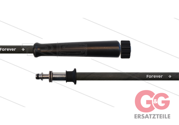 HD-Schlauch schwarz 2SCX-08 Forever- 25m - M22HV flach x 11m