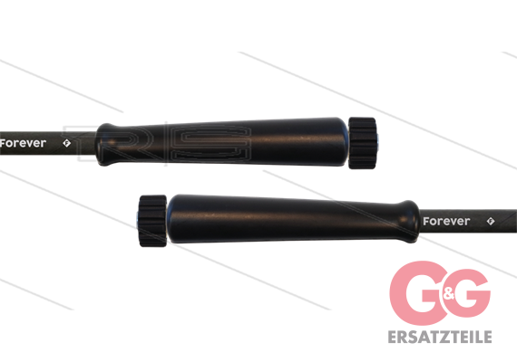 HD-Schlauch schwarz 2SCX-08 - Forever - 50m - 2x M22x1,5 HV