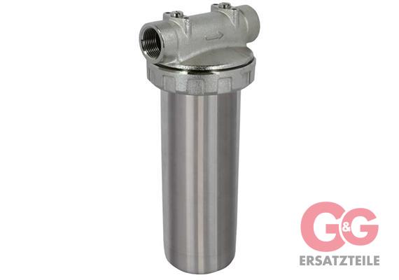 HIGH VOLUME FILTER 1"F 9-3/4" BRASS-SS