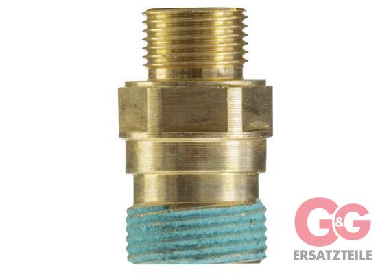 HOSE ADAPTER 3/8"M/K-LOCK 22M BRASS