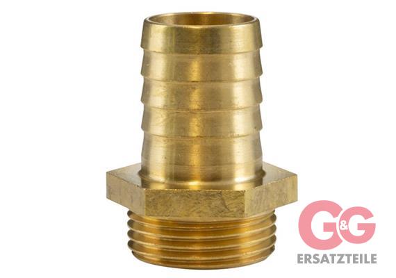 HOSE BARB 1"M 25MM BRASS