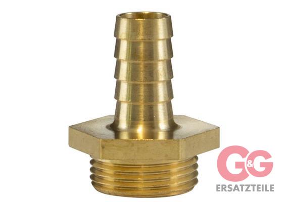 HOSE BARB 3/4"M 13MM BRASS