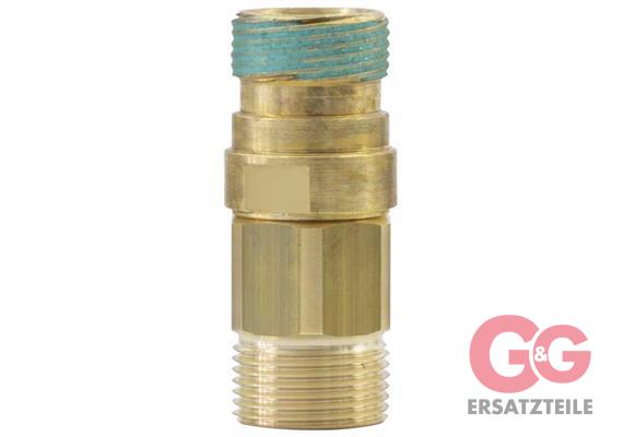 HOSE CONNECTOR TR22 M : M22X1,5M BRASS