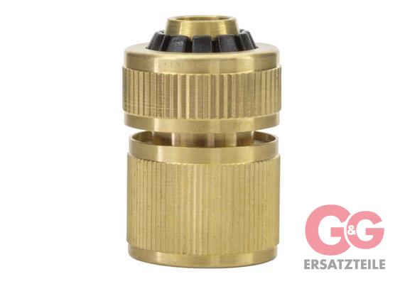 HOSE COUPLING BRASS 12/15MM (1/2")