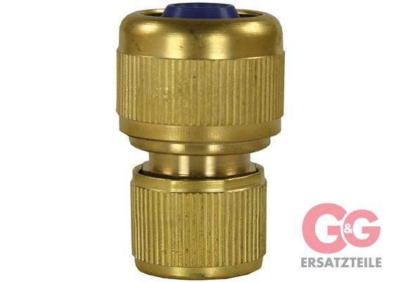 HOSE COUPLING BRASS 16/19MM (3/4")