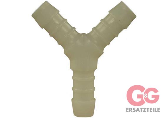 HOSE Y-BARB, PLASTIC 13 MM