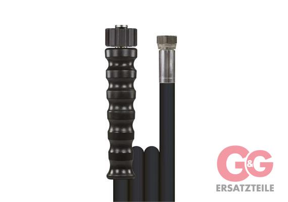 HP HOSE BLACK 1-08 M22F-3/8F 20 MTR SS