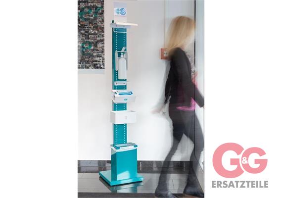 Hygiene station equipped with 100 masks