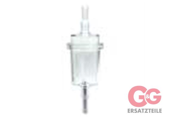 INLINE FUEL FILTER 6/8 MM