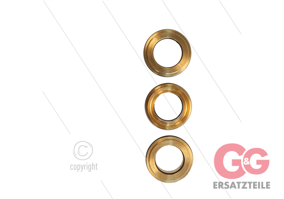 Kit 126 - Satz Messingringe + O-Ringe Ø18mm (3x) - Serie 44