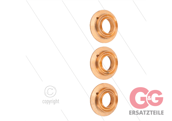 Kit 128 - Satz Messing Zwischenringe Ø18mm (3x) - Serie 44