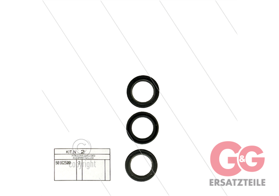 Kit 2 - Satz Öldichtungen Ø22mm (3x) - Serie 47 + 66