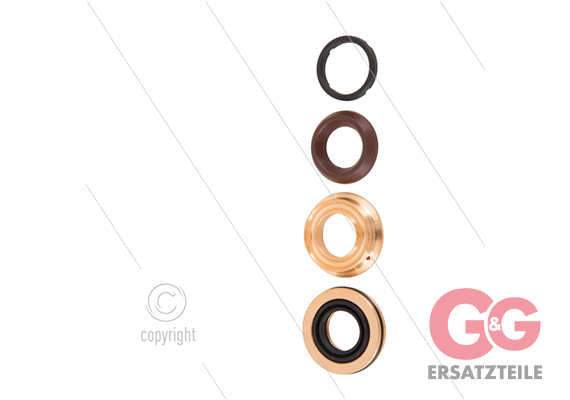 Kit 226 - kompletter Dichtsatz Ø15mm für 1 Plunger - Serie 6