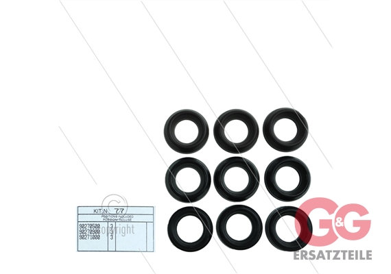 Kit 77 - Manschettensatz Ø20mm für 3 Plunger