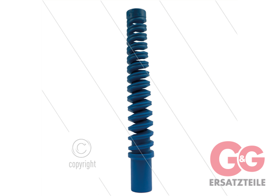 Knickschutz Spirale - 1/4" - blau - Geeignet für 1/4" Schläu