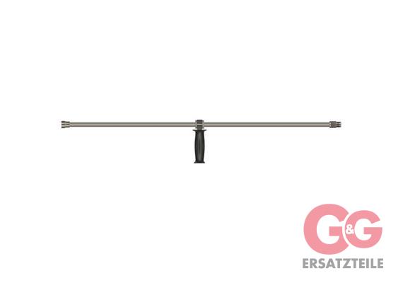 LANCE 1/2"M-1/4"F WITH GRIP SS 800 MM