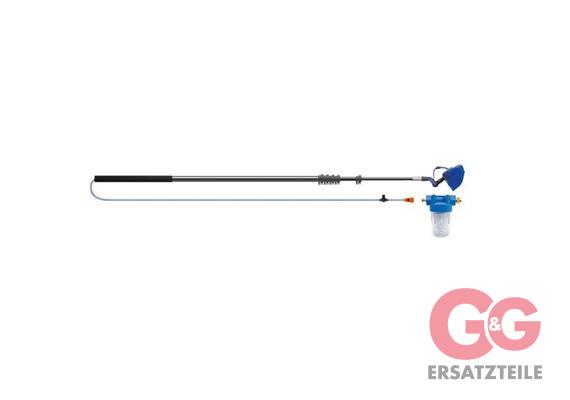 Lowpressure telescopic wash brush, filter 5"