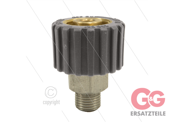 M21x1,5 - DKS - Handverschraubung Grau - 3/8" AG - einfach g