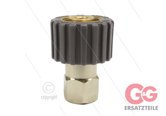 M21x1,5 - DKS - Handverschraubung Grau - 3/8" IG - einfach g