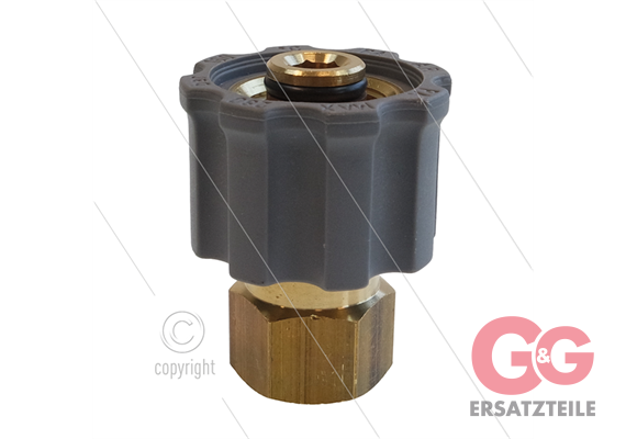 M21x1,5 - Handverschraubung - Messing - 250 Bar - Ø14mm - 3/