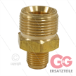 M22x1.5 - Gegennippel - Messing - 250 Bar - 1/4" AG | Bild 3