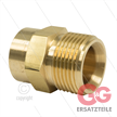 M22x1,5 - Gegennippel - Messing - 250 Bar - 1/4" IG | Bild 2