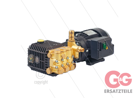 M51042F- Nebelpumpe + E-Motor 4 l/min - 100 bar - 230V - mit