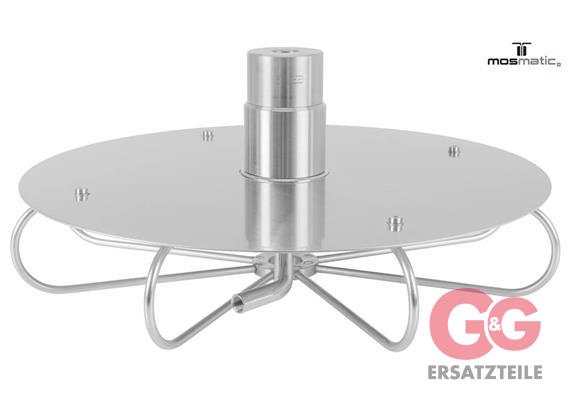 Manhole-cleaner stainless TXS-2f ø300 G1/2"-F 2x1/8"NPT-F