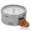 Manometer 100 mm 0-250 bar 1/2"AG Edelstahl WIKA Anschluß unten | Bild 2