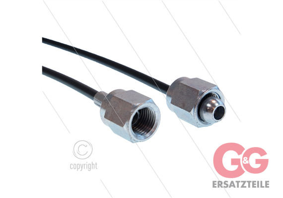 Manometerschlauch - L=800mm - 2x 1/4" IG