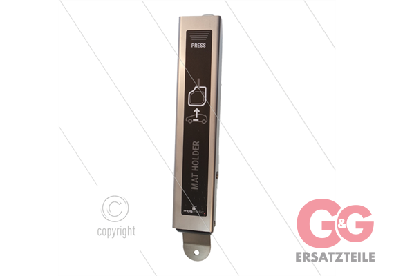 Mattenhalter für Wandmontage - VA - Abmessung HxBxT: 300x45x